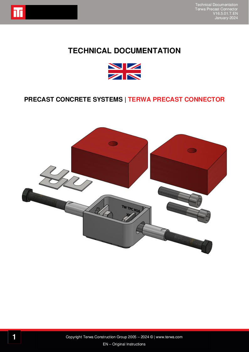 

Tech Doc   Terwa Precast Connector

