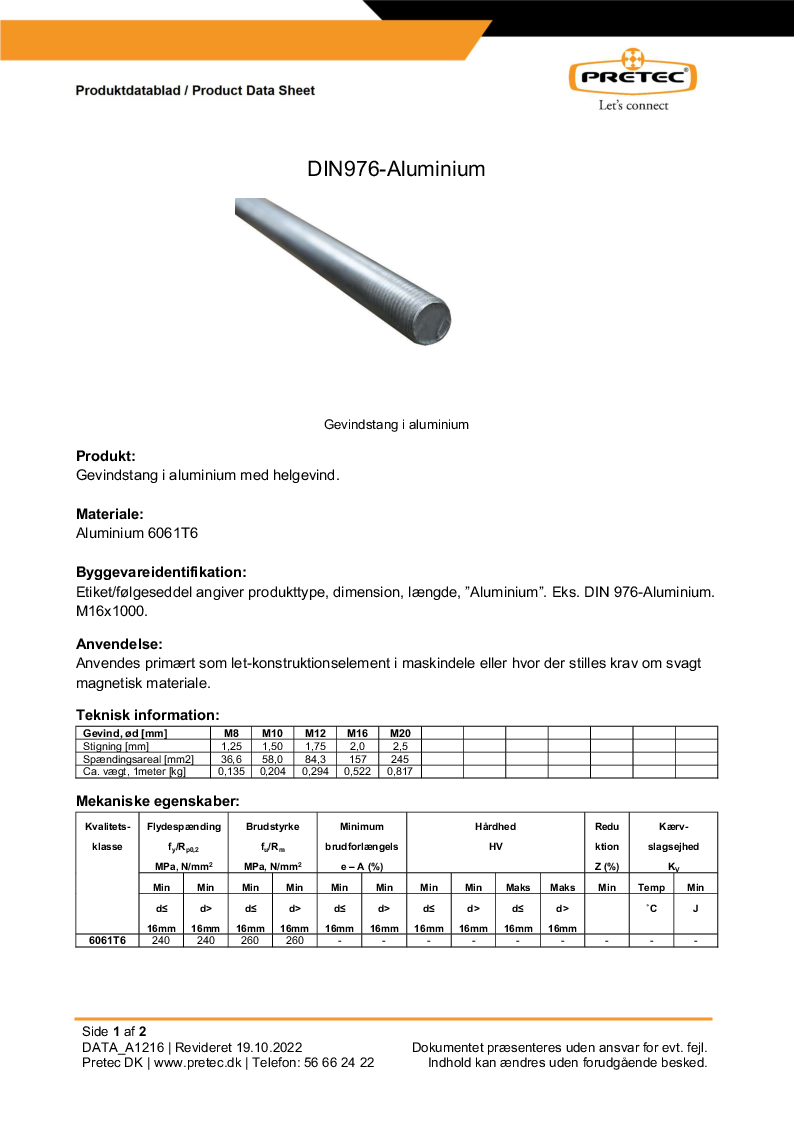 

Datablad DIN976 Aluminium

