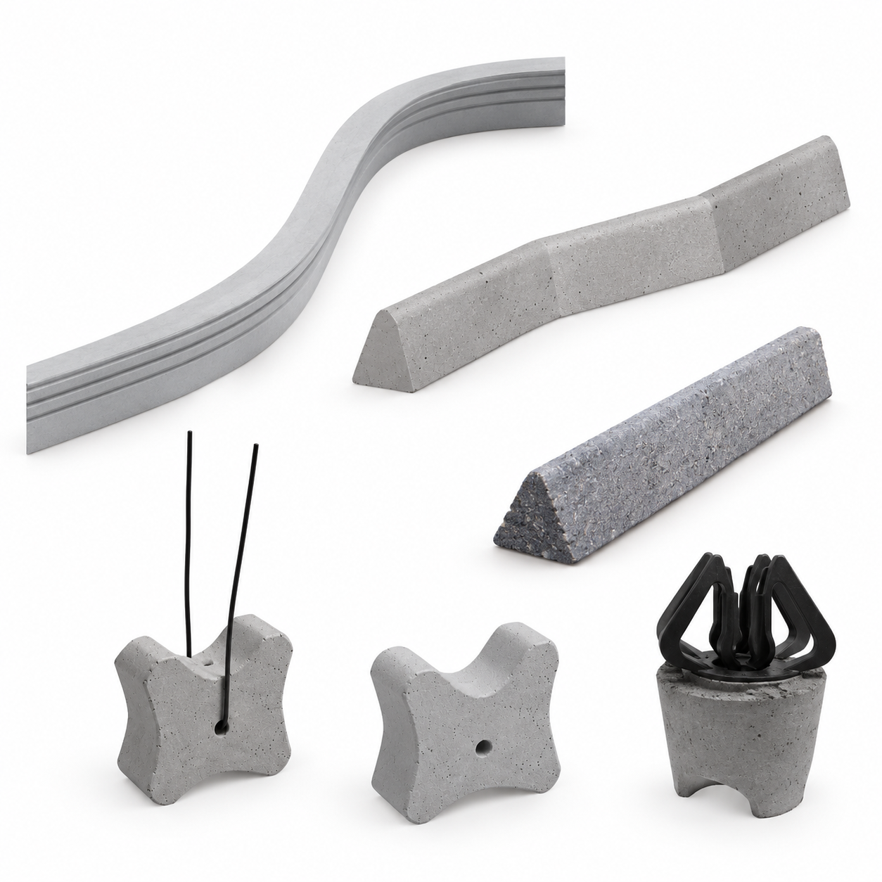 Afstandsholdere fiberbeton