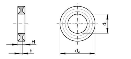 DUBO Låse & forseglingsringe (PA6) 