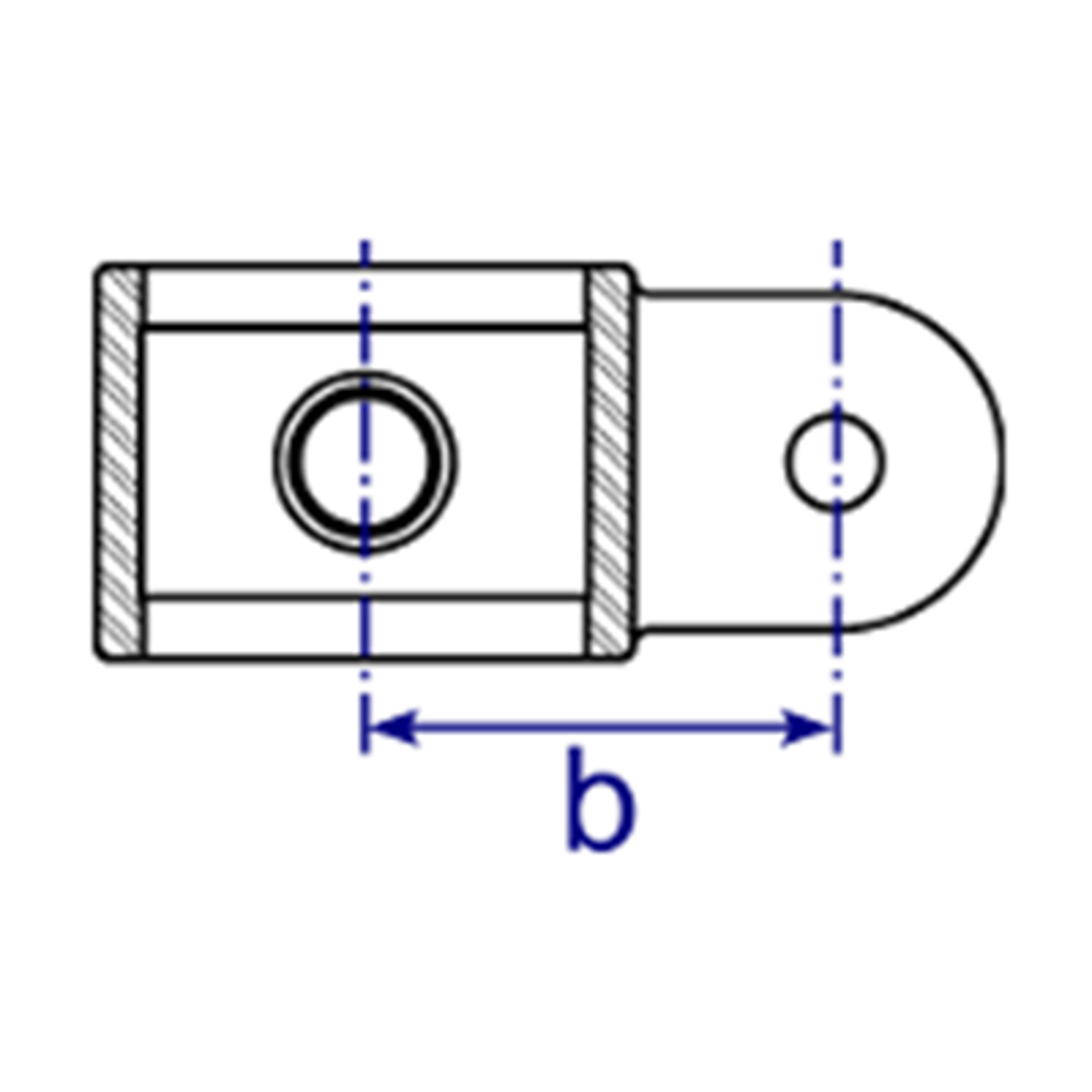 Interclamp® Type 173M [Hængselsled, han]